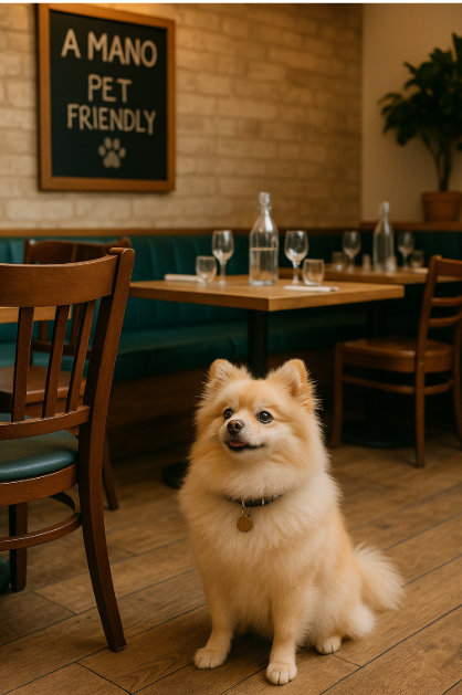 Dining with Your Pet / Dog? A-Mano Is Orpington’s Most Pet-Friendly Restaurant!