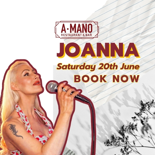 Live Music with Joanna – Saturday 20th June | A MANO Orpington